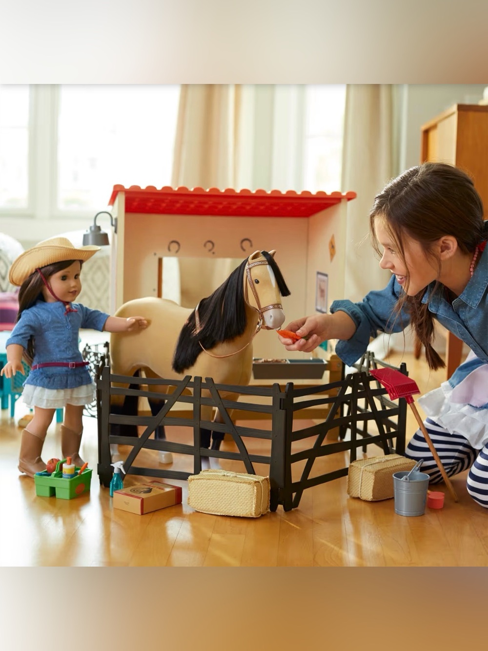 American Girl House Stable